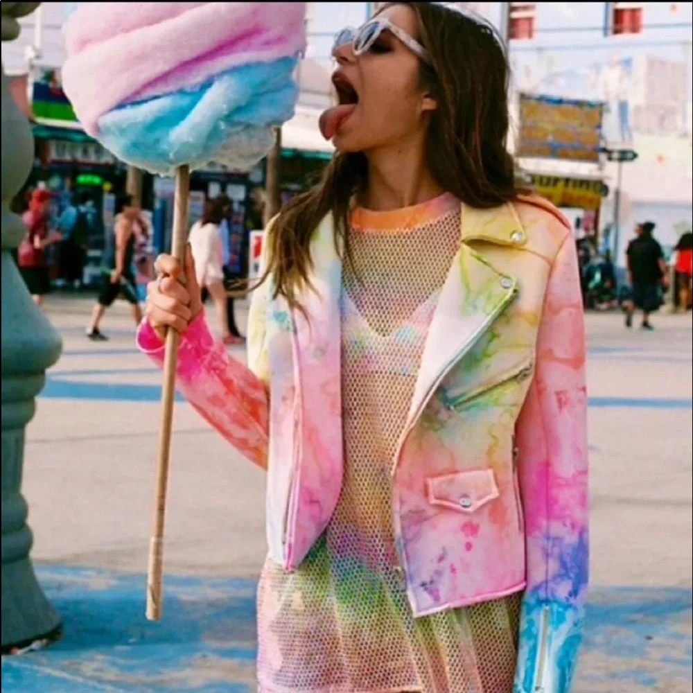 Unif I Dye Moto Jacket - Picture 4 of 5